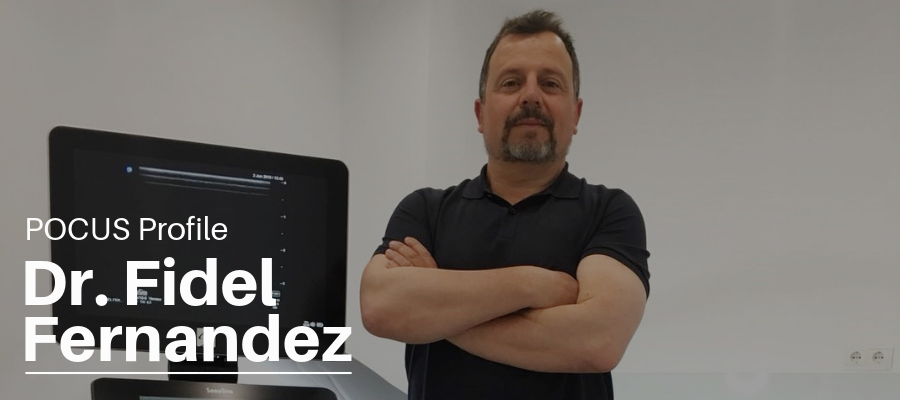 Dr Fidel Fernandez with Sonosite Ultrasound Machines