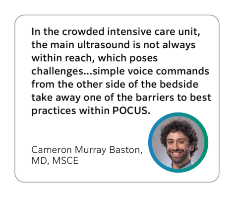 baston ultrasound voice control