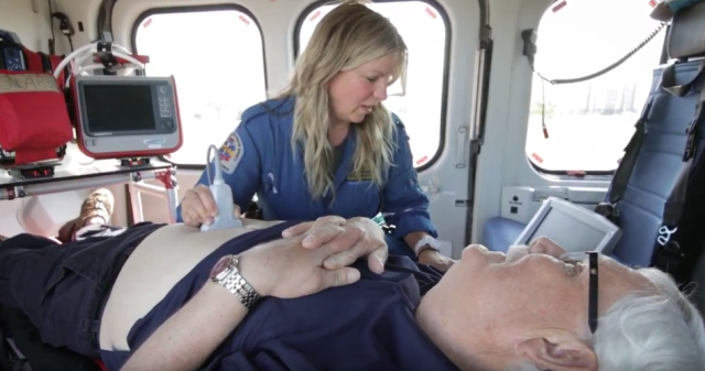 Sonosite ultrasound and STARS air ambulance