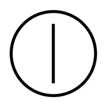Symbol ON/OFF (power)