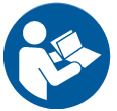 Symbol for Refer to instruction manual/booklet